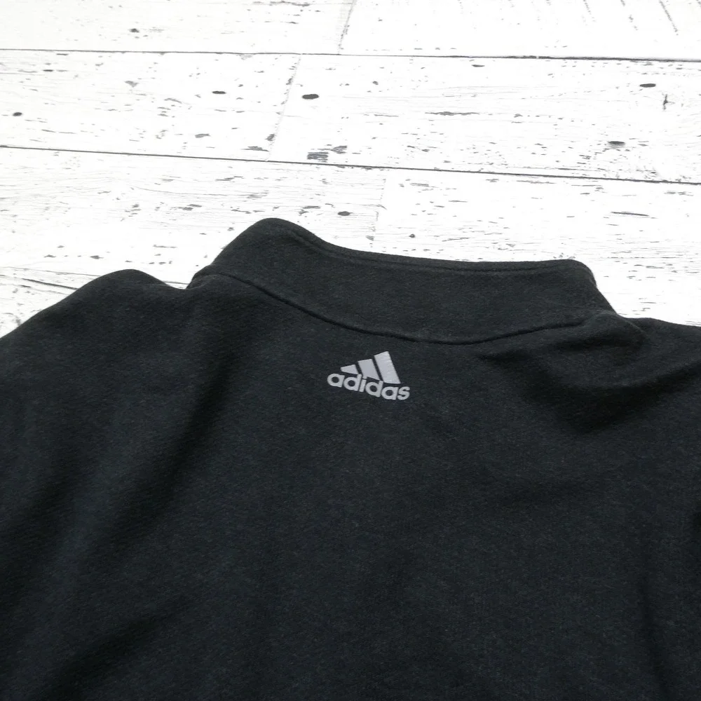 Minnesota United FC Sweatshirt Mens XL Black MLS Soccer 1/4 Zip Pullover Adidas